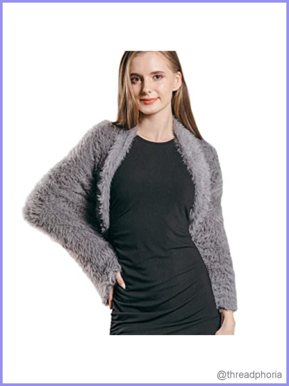 Faux Fur Infinity Scarf for Women - Cozy Winter Wrap Shawl